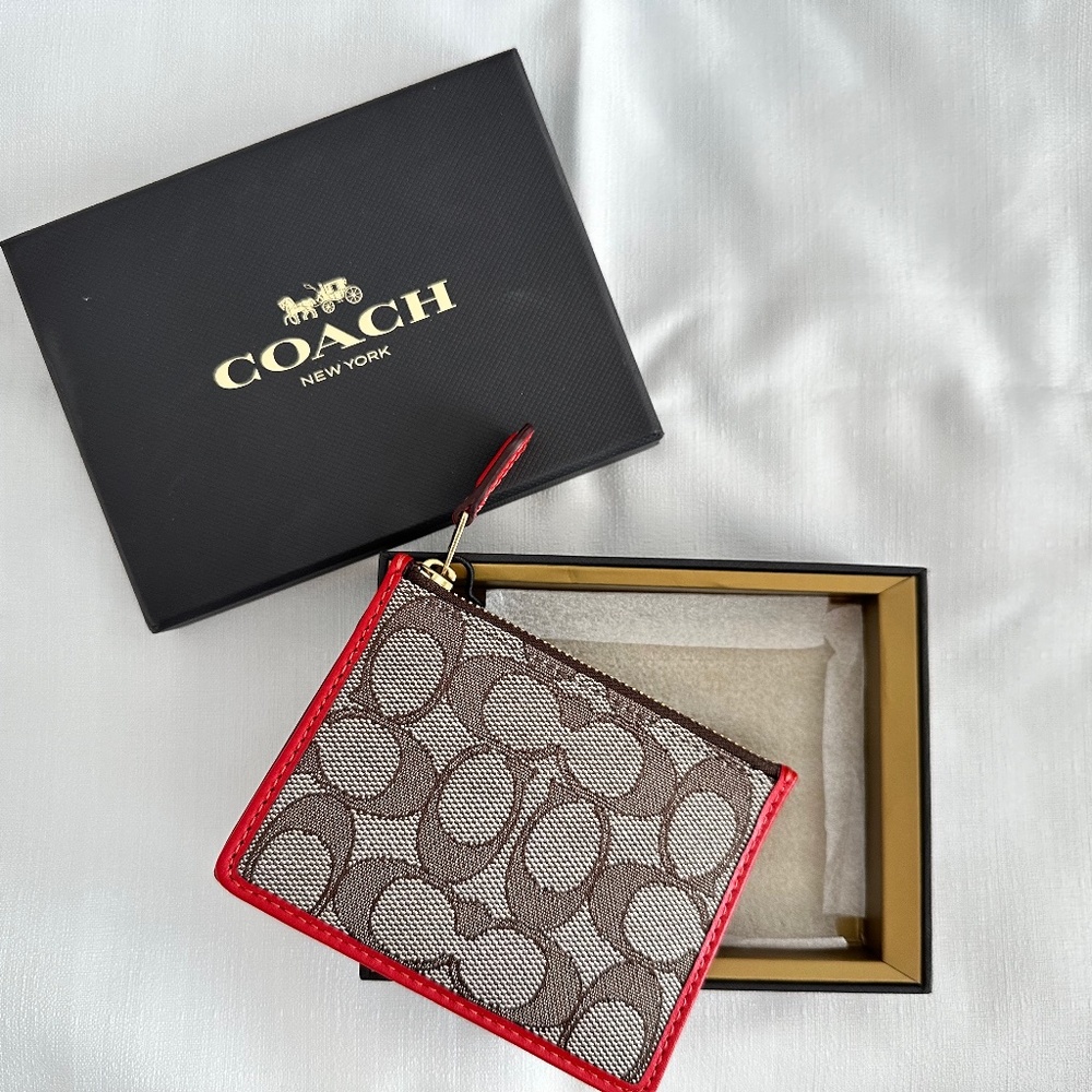 Coach Slim Card Holder Wallet